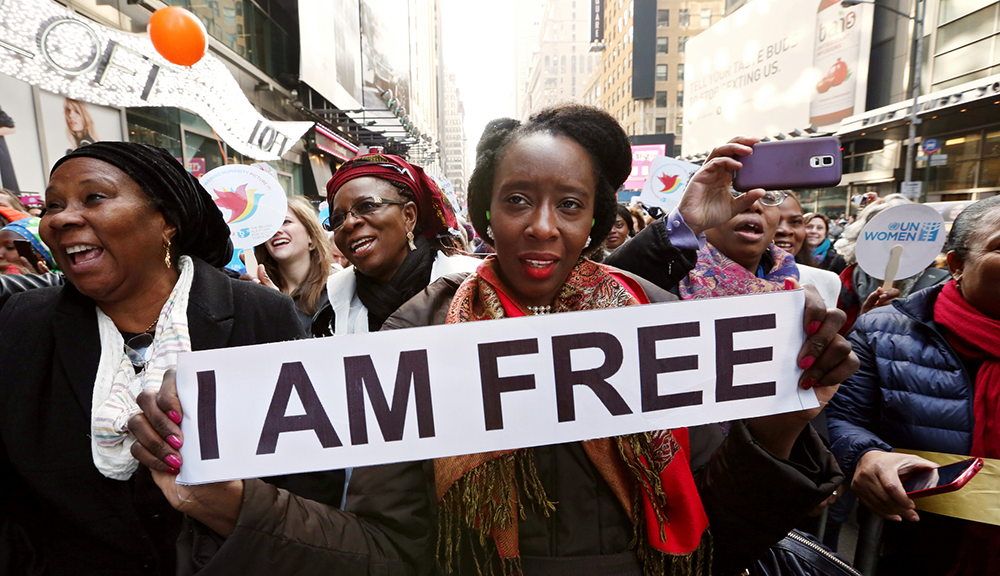 I Am Free - International Women's Day 2015, New York 